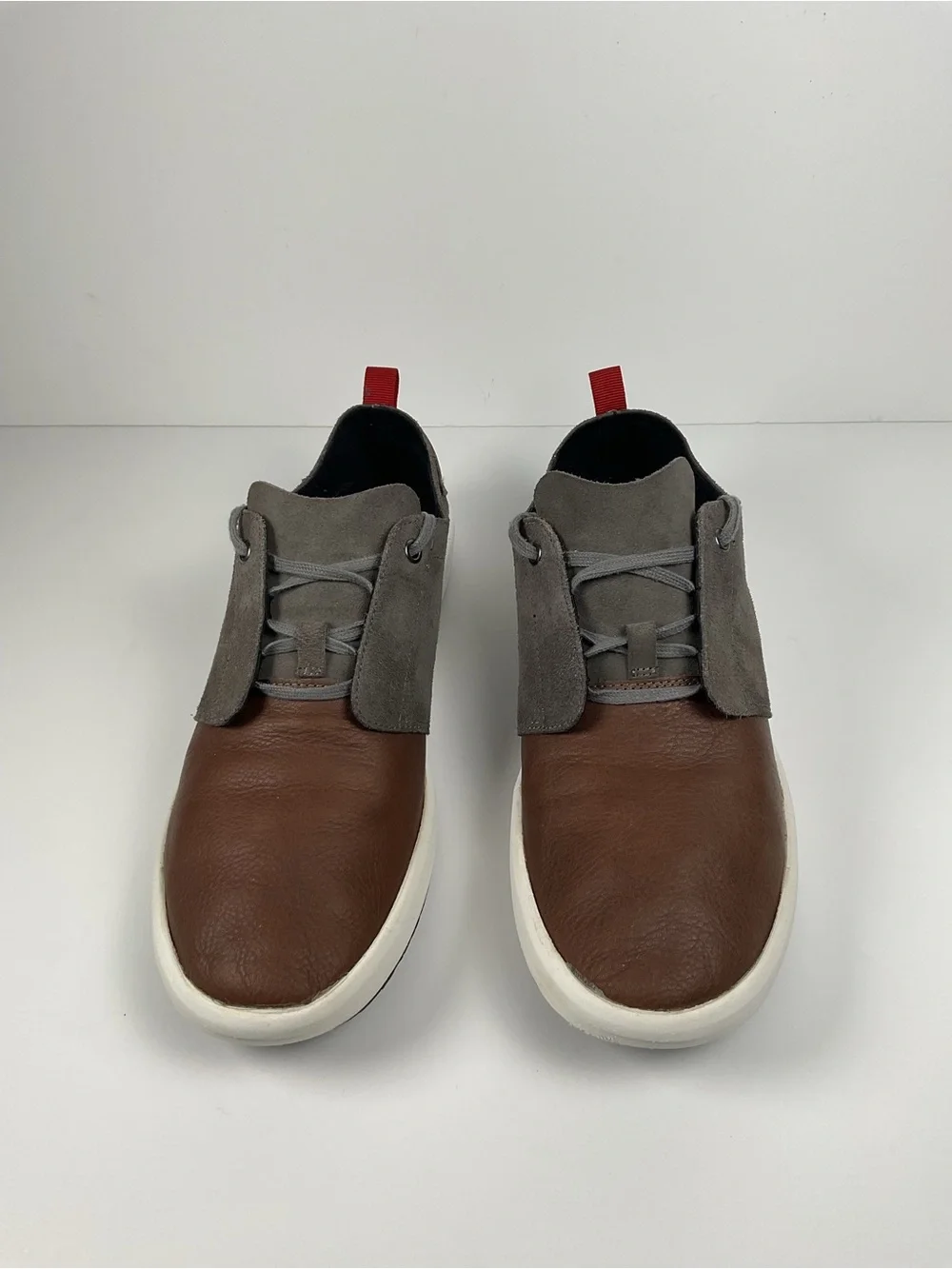 Merrell J19387 Men’s 9.5 Leather Suede Casual Shoes Vibram Brown Gray